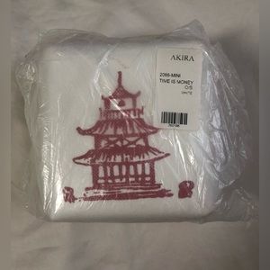 AKIRA TIME IS MONEY MINI HANDBAG